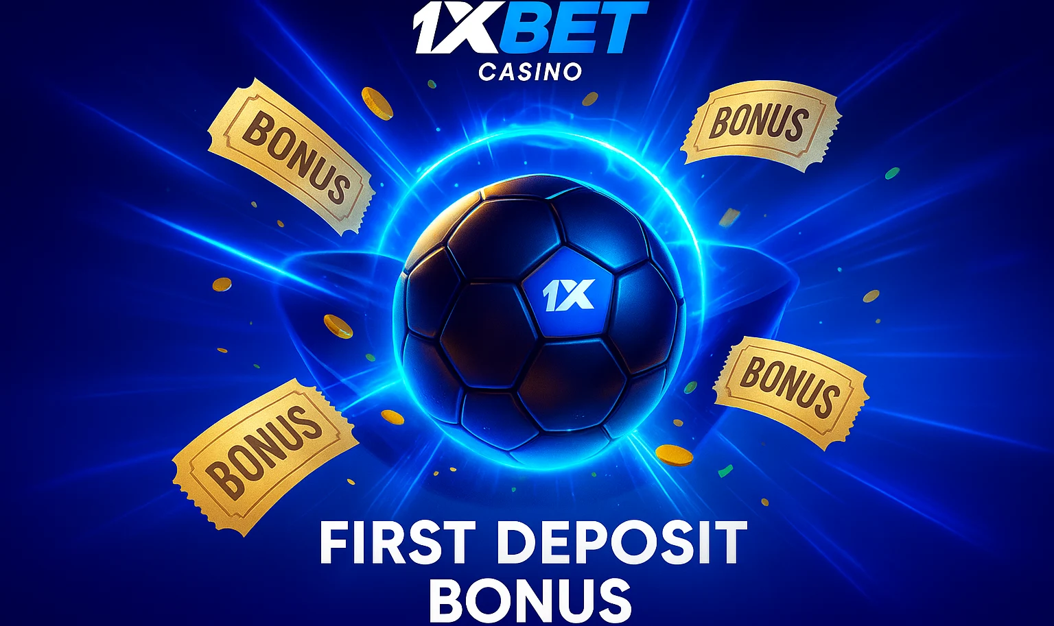 First deposit bonus from 1xbet